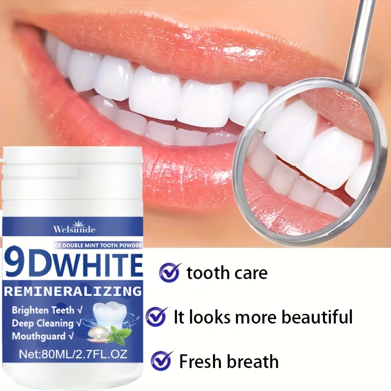 Teeth Whitening Ai - 9D White Remineralizing Hydroxyapatite Tooth Powder,