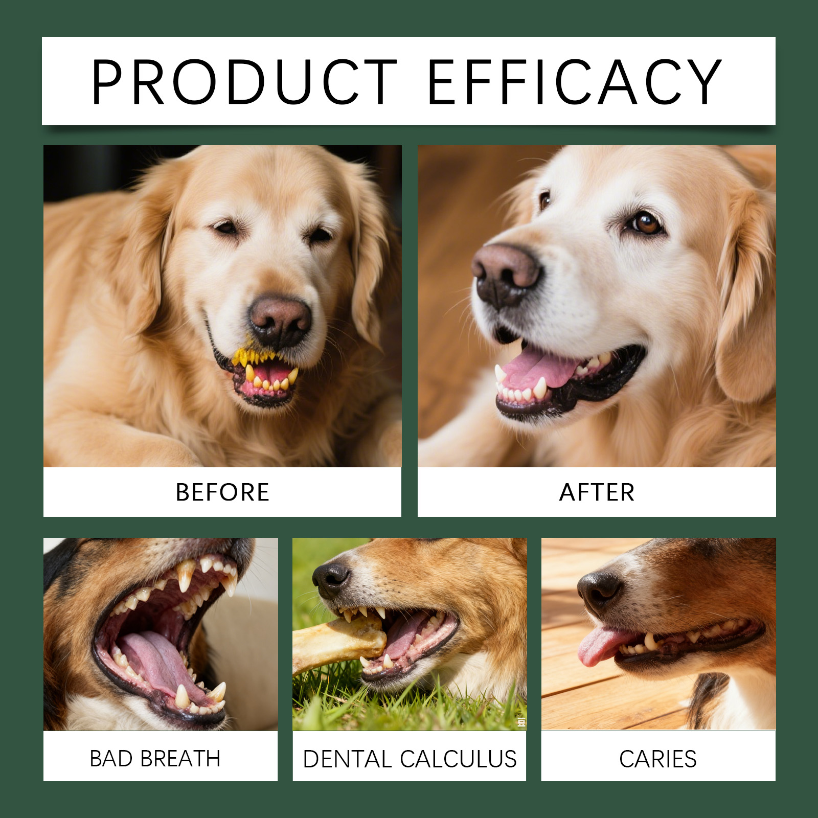 Dog Dental Care Powder Cat Bre - огляд і ціна Teeth Whitening Mouthwash