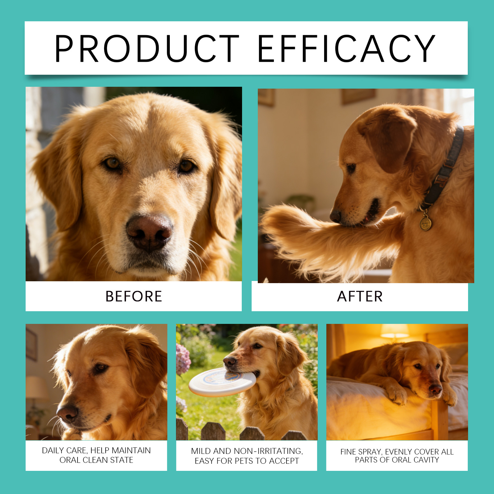 Pet Oral Care Spray for Bad Br - огляд і ціна Teeth Whitening Mouthwash