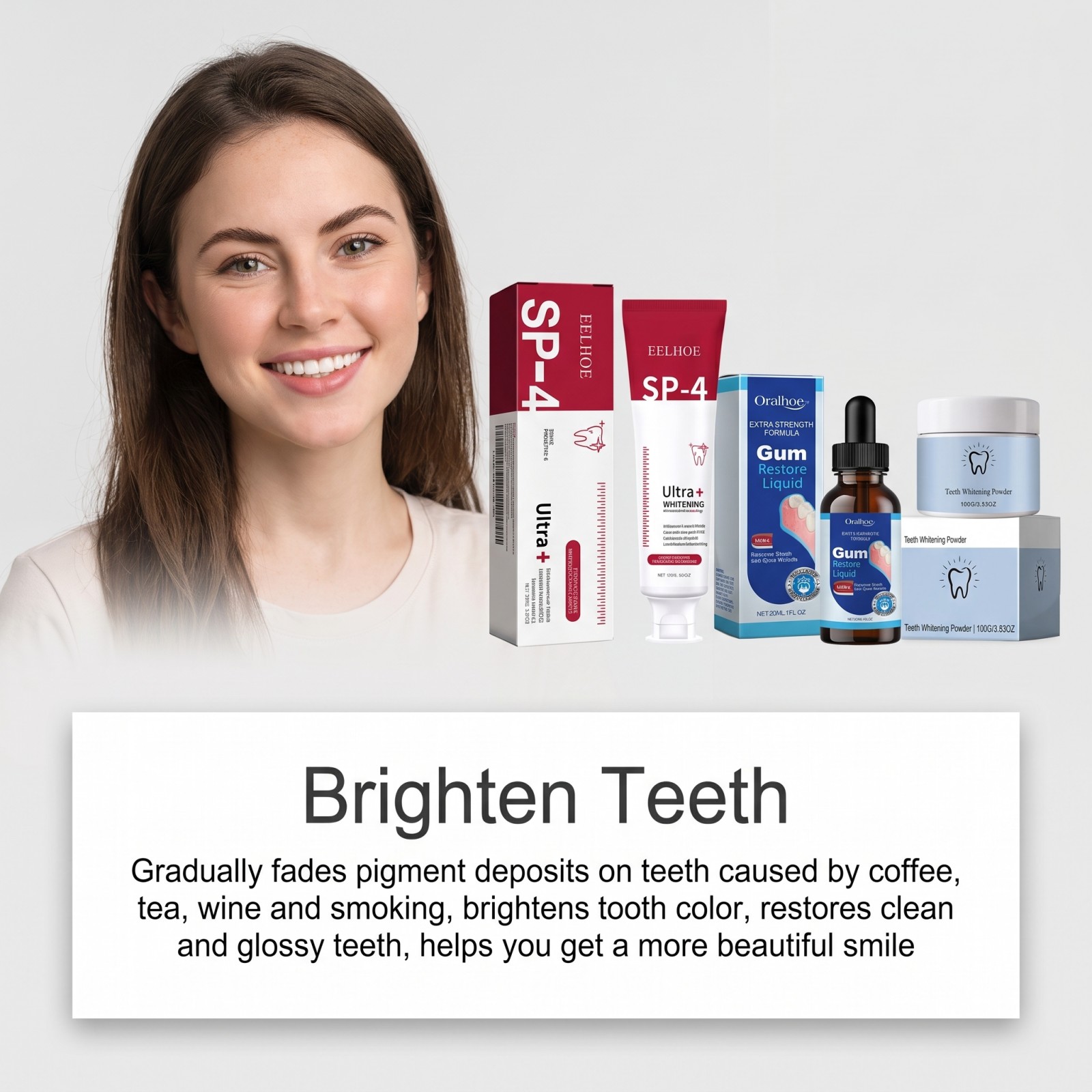 Oral Care Combo Set Whitening  - огляд і ціна Teeth Whitening Bleach