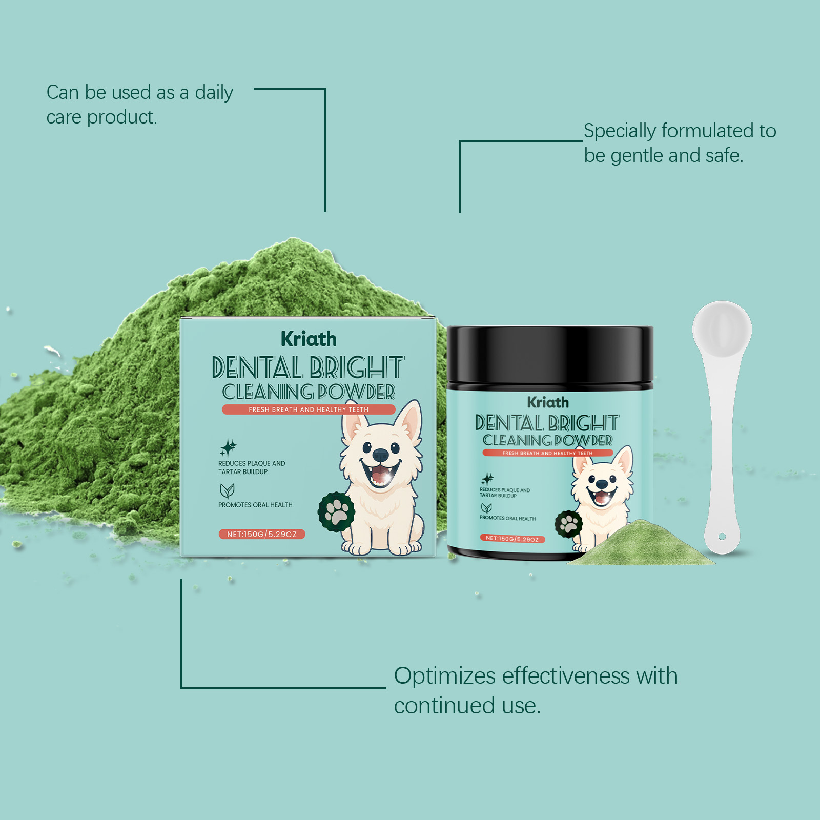 Dog Tooth Cleaning Powder Plaq - огляд і ціна Teeth Whitening Mouthwash