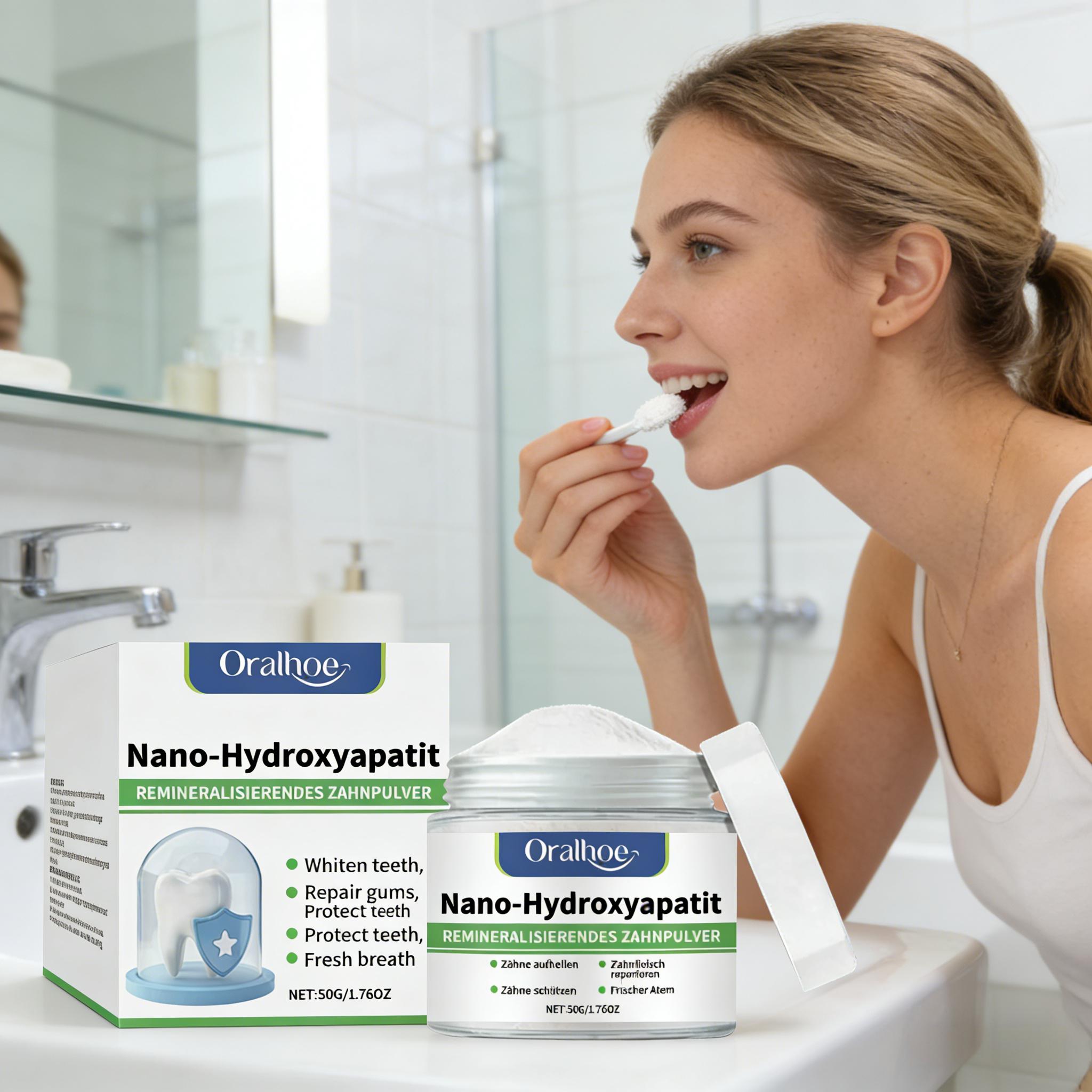 Oralhoe Whitening Tooth Powder - огляд і ціна Teeth Whitening Bleach
