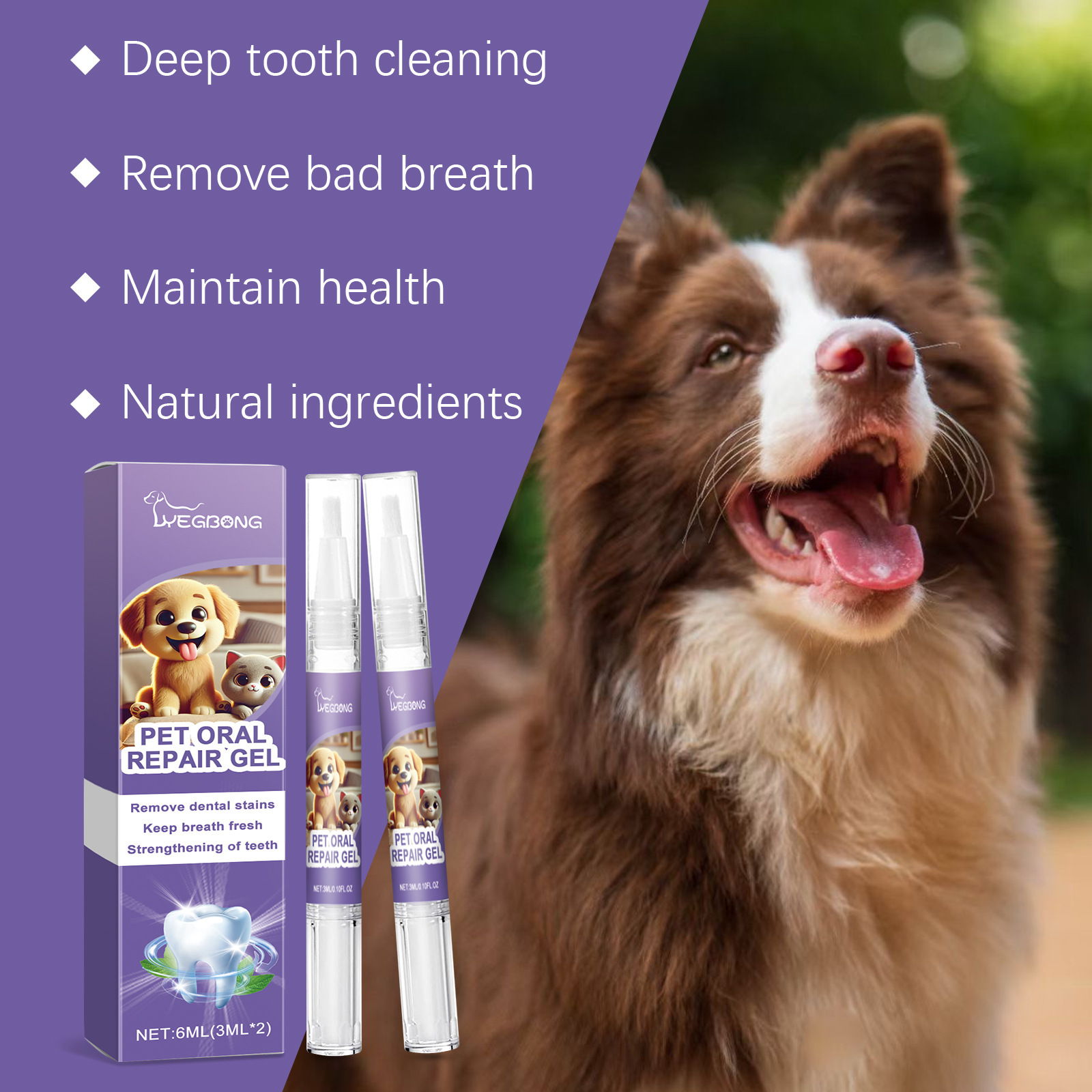 12pcs Pet Toothbrush Pen Denta - огляд і ціна Teeth Whitening Pens